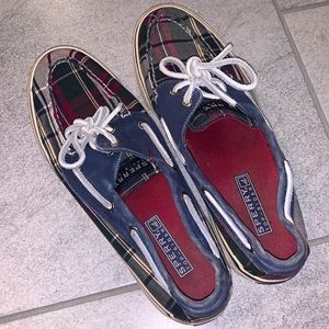 sperry plaid sneakers
